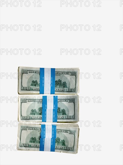 Piles of money. Photographer: David Arky