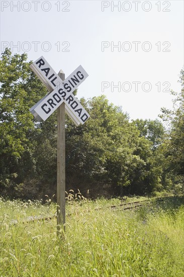 Railroad crossing. Photographer: Chris Hackett
