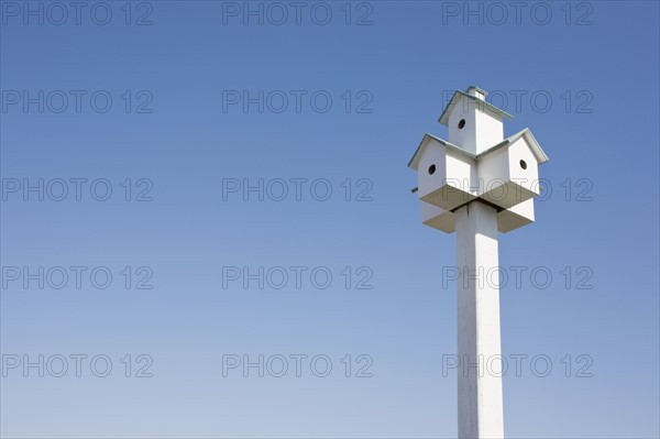 Bird houses. Photographer: Chris Hackett