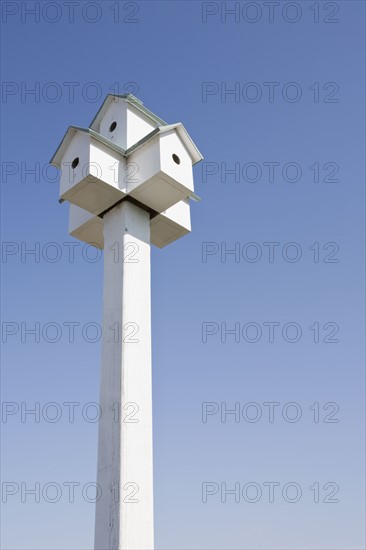 Bird houses. Photographer: Chris Hackett
