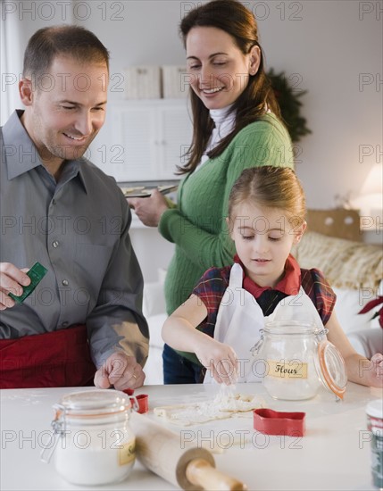 Baking cookies. Photographer: Jamie Grill