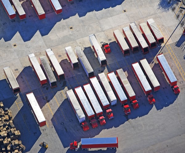 Freight trucks. Photographer: fotog