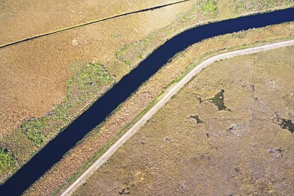 Aerial view of marsh. Photographer: fotog