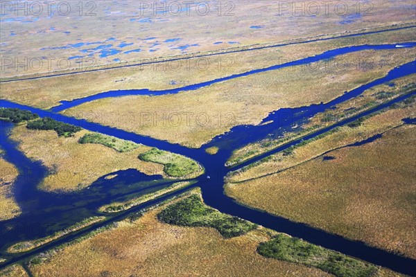 Aerial view of marsh. Photographer: fotog