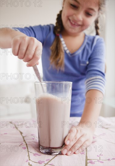 Chocolate milk. Photographer: Jamie Grill