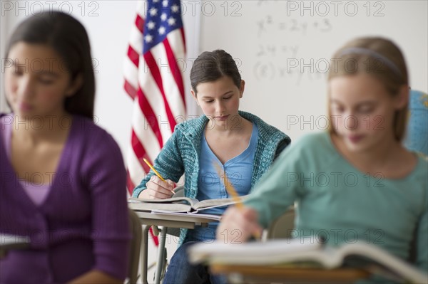 Students in classroom.