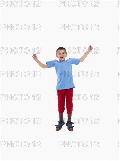 Boy jumping. Photographer: momentimages