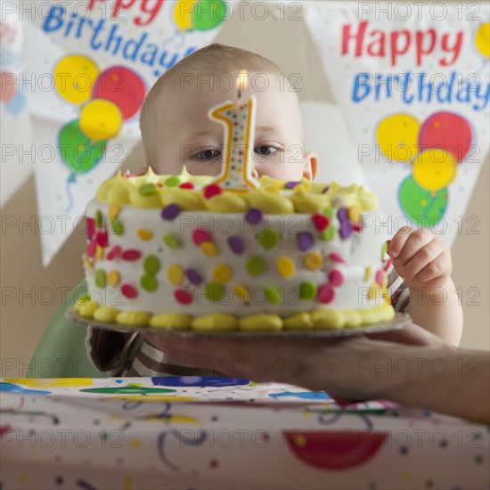 First birthday. Photographer: Mike Kemp