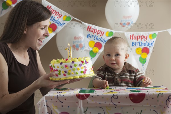 First birthday. Photographer: Mike Kemp