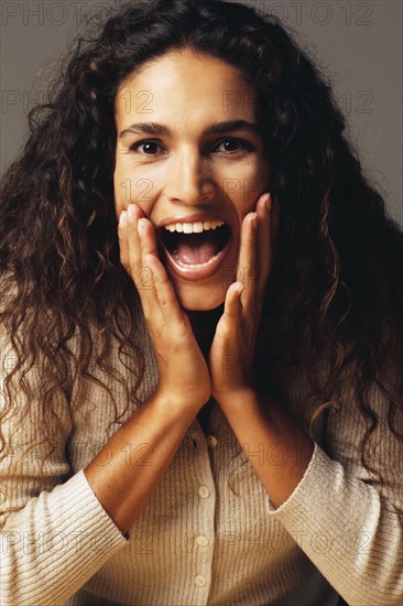 Surprised woman. Photographer: Rob Lewine