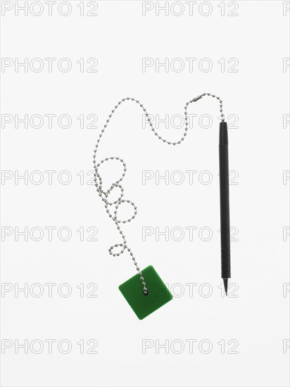 Pen on a chain. Photographer: David Arky