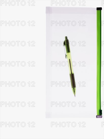 Pen and binder. Photographer: David Arky