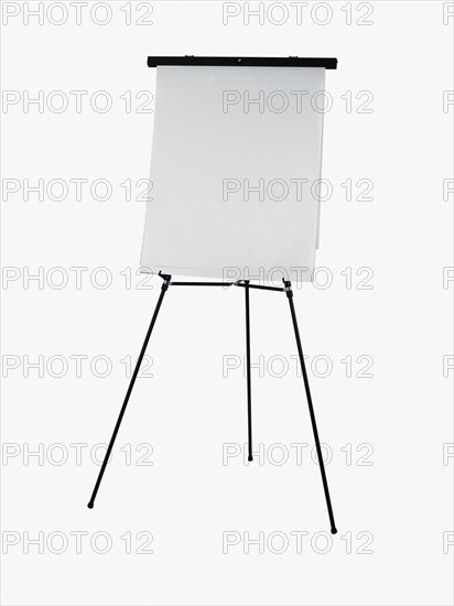 Easel and paper. Photographer: David Arky