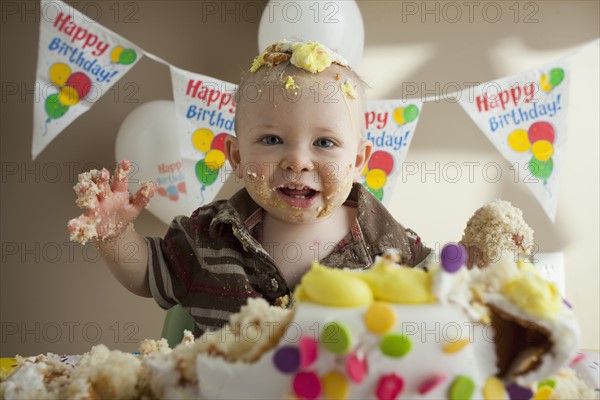 First birthday. Photographer: Mike Kemp