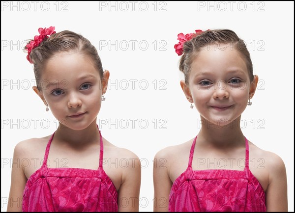 Twin sisters. Photographer: Mike Kemp