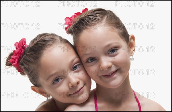 Twin sisters. Photographer: Mike Kemp