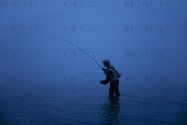 Fly fisherman. Photographer: Mike Kemp