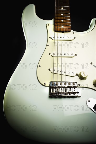 Electric guitar. Photographer: Joe Clark