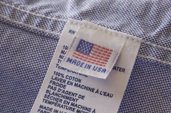 Garment label. Photographer: David Engelhardt