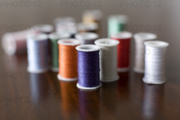 Spools of thread. Photographer: David Engelhardt