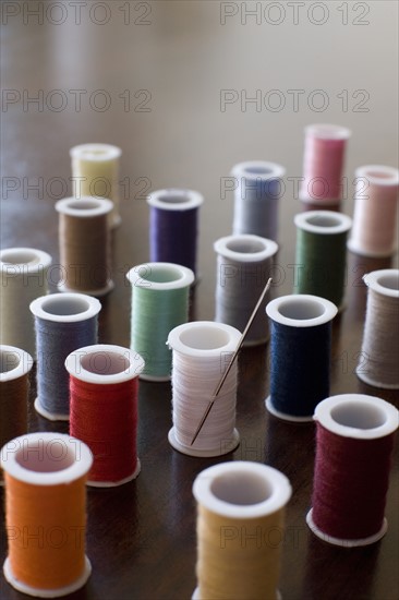 Spools of thread. Photographer: David Engelhardt