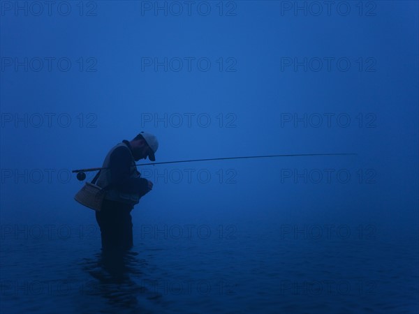 Fly fisherman. Photographer: Mike Kemp