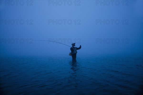 Fly fishing. Photographer: Mike Kemp