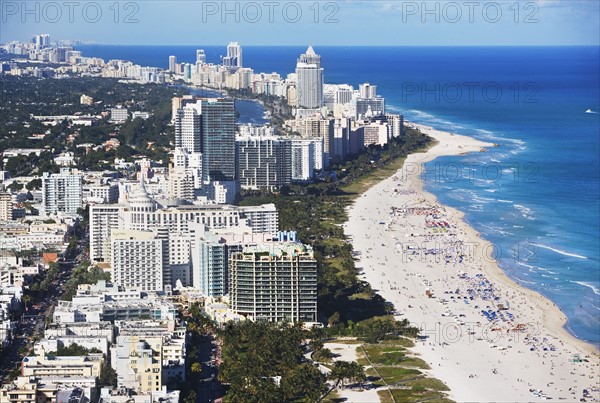 Florida coastline and cityscape. Photographer: fotog