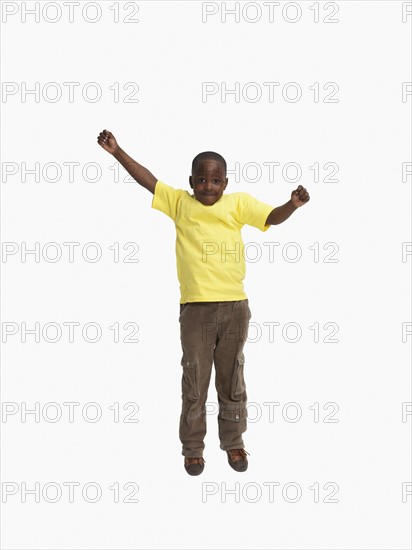 Boy jumping. Photographer: momentimages