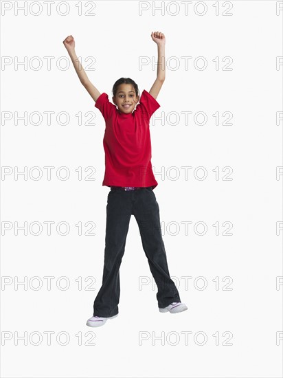 Girl jumping. Photographer: momentimages