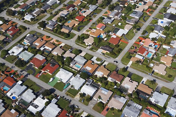 Aerial view of houses. Photographer: fotog