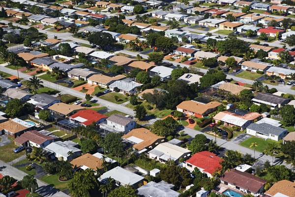 Aerial view of houses. Photographer: fotog