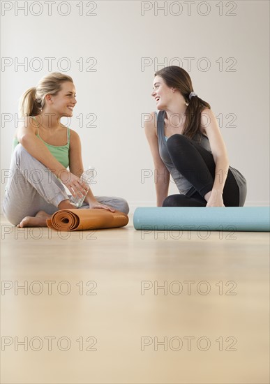 Yoga class. Photographer: Jamie Grill