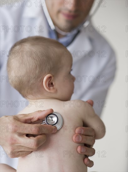 Doctor and baby.