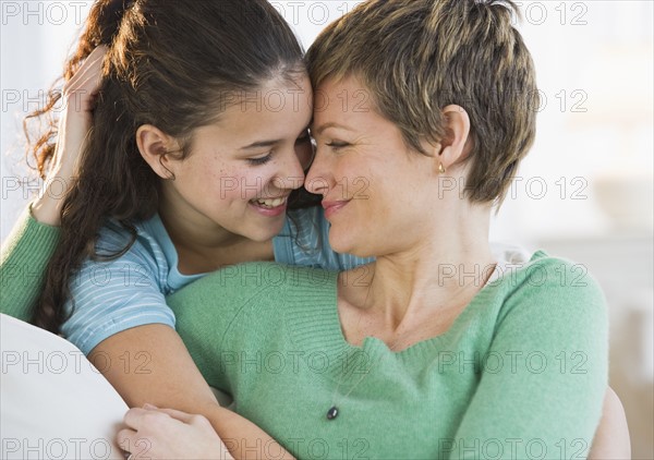 Portrait of a mother and daughter.