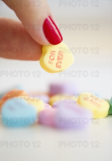 Valentine candies.