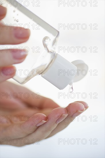 Washing with anti-bacterial soap.