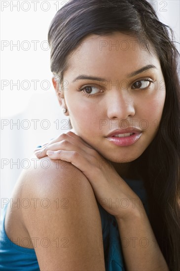 Portrait of a young woman.