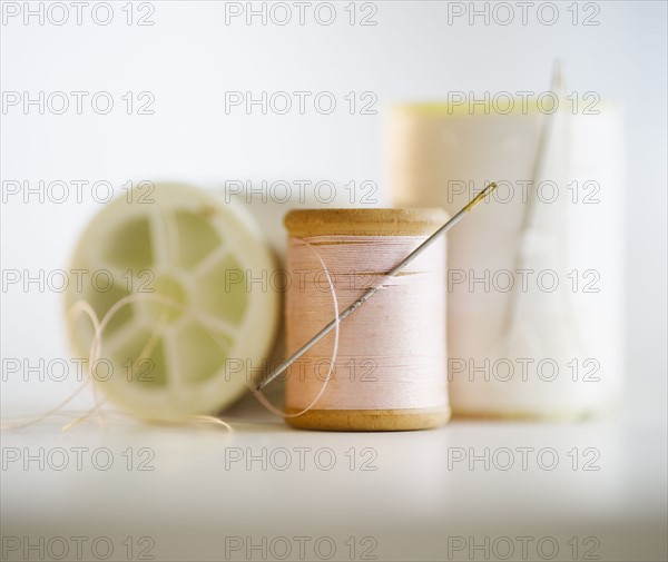 Spools of thread. Photographe : Jamie Grill