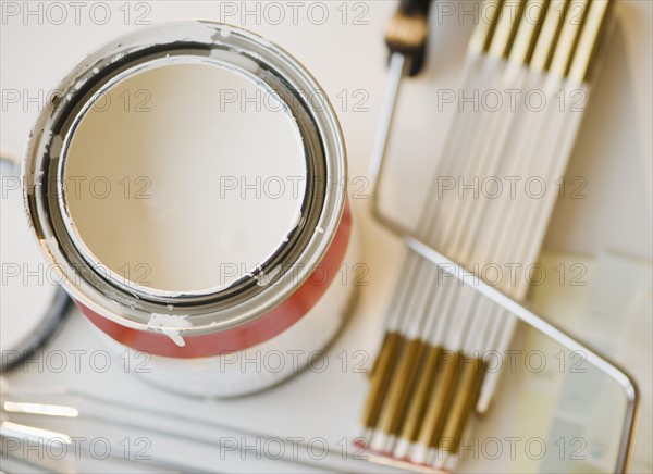 Paint supplies. Photographe : Jamie Grill