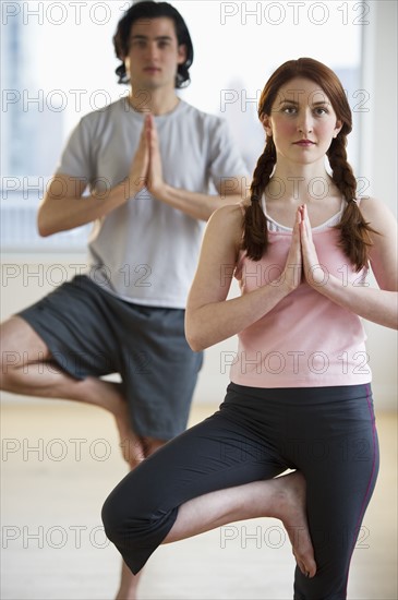 Yoga class. Photographe : Daniel Grill