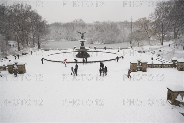 Central park in winter. Photographe : fotog