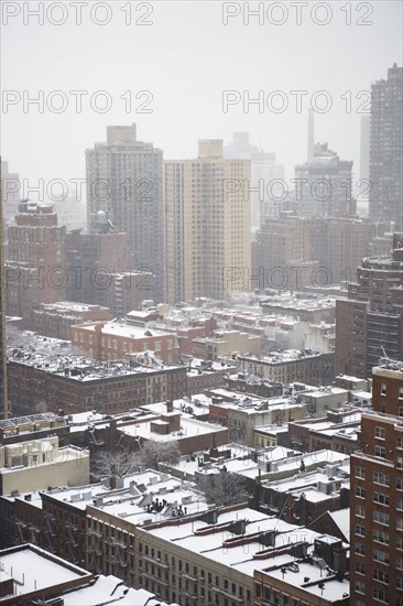 Cityscape in winter. Photographe : fotog