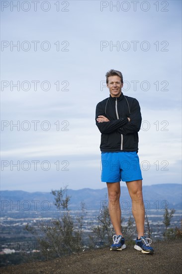 Portrait of trail runner.