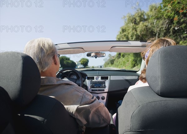 Couple on road trip.