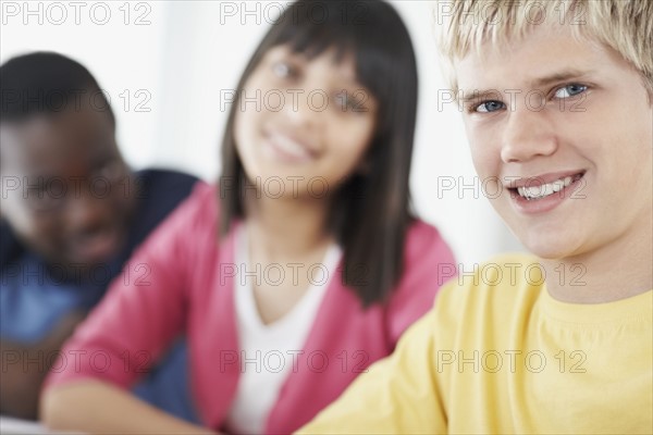 Students in classroom. Photographe : momentimages