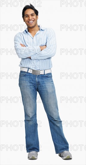 Portrait of a young man. Photographe : momentimages