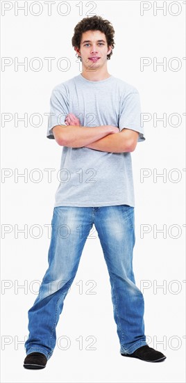 Portrait of a young man. Photographe : momentimages