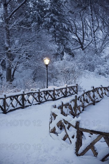 Central park in winter. Photographe : David Engelhardt