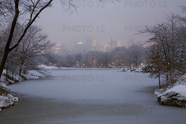 Central Park in winter. Photographe : David Engelhardt